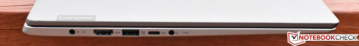 Left: Charging port, HDMI, USB 3.0, USB 3.1 Gen 1, 3.5 mm combo audio