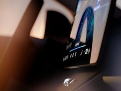 Close-up of the central touchscreen in the interior. (Image: Volvo)