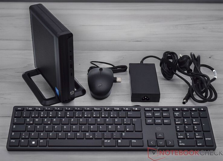 Scope of delivery of the HP Elite Mini 800 G9