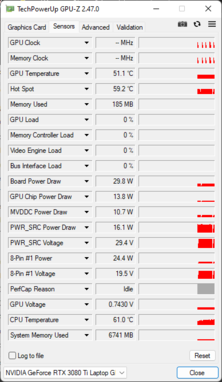 GPU-Z - Nvidia GeForce RTX 3080 Ti Laptop GPU