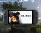 Final Fantasy 16 shown on a Switch 2 (Image source: Square Enix, Nintendo of America with edits)