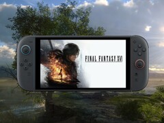 Final Fantasy 16 shown on a Switch 2 (Image source: Square Enix, Nintendo of America with edits)