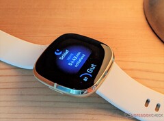 The Fitbit Sense could get blood pressure measurement in the form of an update if the company&#039;s month-long trial goes well. (Image source: NotebookCheck)