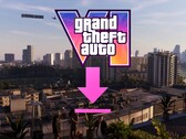 Banner for GTA 6 file size with download icon shown