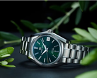 The new Grand Seiko SBGH375 pictured among leaves against a dark background. (Image source: @plus9time on Instagram - edited)
