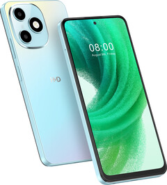 The HMD Luma in the Blue colorway