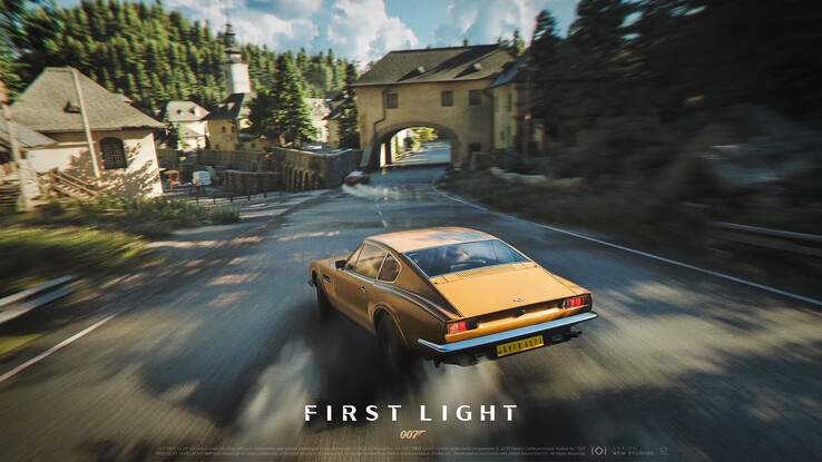 A James Bond title would not be complete without an exciting vehicle chase. (Image source: IO Interactive)