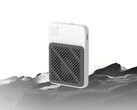 The OnePlus Ice Card cooler will launch alongside the OnePlus 15T. Pictured: an edited promo picture showing the front of the cooling accessory.