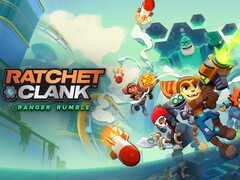 Official key art for Ratchet & Clank: Ranger Rumble.
