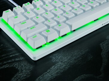Razer Huntsman V3 Pro Mini white side angle (Image source: Razer PR)