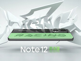 Xiaomi has adorned the Redmi Note 12 Racing Edition with a lurid green hue. (Image source: Xiaomi)