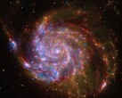 An image showing a spiral galaxy.