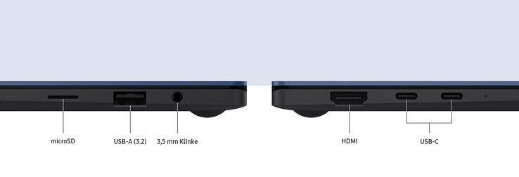 Connectivity: microSD, USB-A 3.2, 3.5 mm headset, HDMI, 2 x USB-C