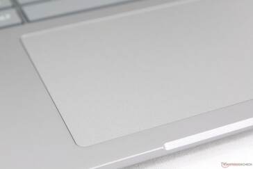 Clickpad is spacious and reliable for scrolling. Clicking, however, feels a little spongy