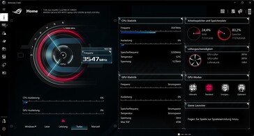 Armoury Crate overview