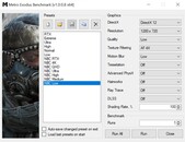 Our customised Low benchmark settings