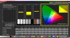 CalMAN ColorChecker calibrated