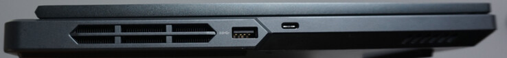 Ports on the left: USB-A (5 Gbit/s), USB-C (10 Gbit/s, DP)