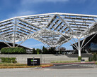 The Nvidia Corp. headquarters building located in Santa Clara, California