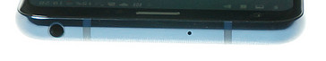 top: 3.5 mm audio jack, microphone