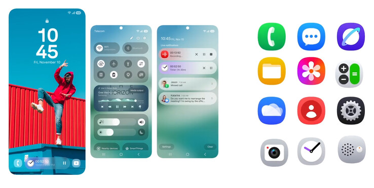 One UI 7 should bring various UI changes over One UI 6. (Image source: Android Headlines)