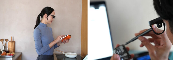 The ViXion01S allows users to look at objects near and far with less eyestrain. (Image source: ViXion)
