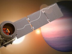 An artists concept of the Pandora satellite (Image source: NASA's Goddard Space Flight Center and Conceptual Image Lab; cropped)