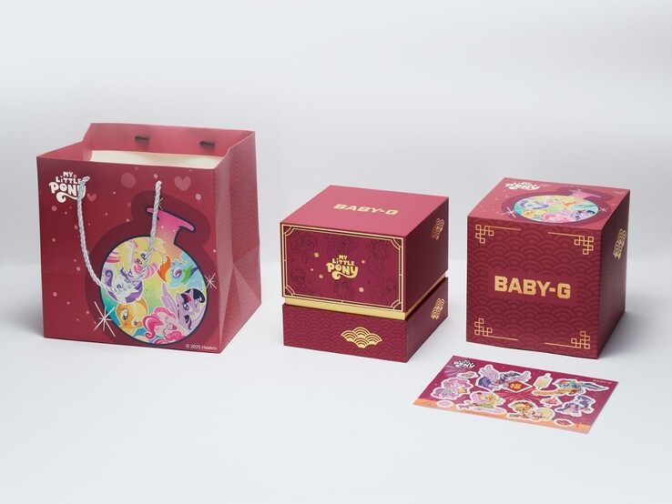 The Casio G-Shock Baby-G x My Little Pony BA-110XMLP25-7PFUN watch. (Image source: Casio)