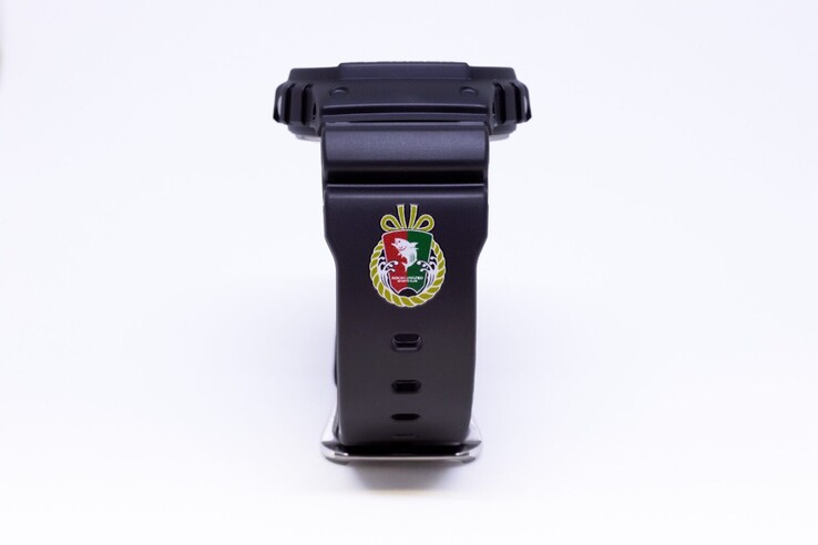 The Casio G-Shock x Kochi United SC DW-5600RW-1 watch. (Image source: Kochi United SC)