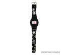 The new Casio G-Shock watch (pictured) features a playful black-and-white design inspired by Noritake’s iconic "Reach Out" artwork. (Image source: @kinashiten on X/Twitter)