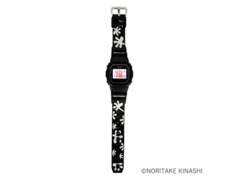 The new Casio G-Shock watch (pictured) features a playful black-and-white design inspired by Noritake’s iconic 