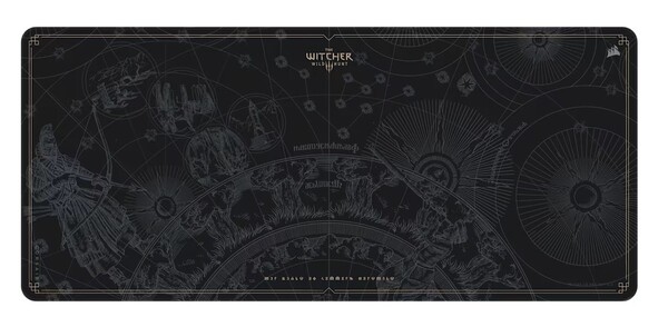 Corsair MM300 2XL Anti Fray Cloth Gaming Mouse Pad Witcher 3 - Wild Hunt 10th Anniversary Edition. (Image source: Corsair)