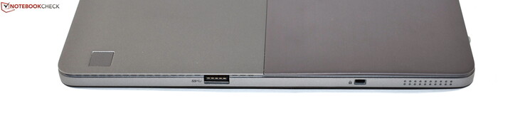 Right-hand side: USB 3.1 Gen 1 Type A, cable lock slot