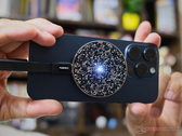 The Digiera LPS2000M on the Apple iPhone 15 Pro.