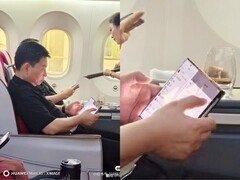Huawei could launch the world&#039;s first tri-folding smartphone soon (image source: @faridofanani96 on X)