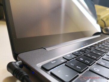 Display is not a touchscreen despite the glossy edge-to-edge glass