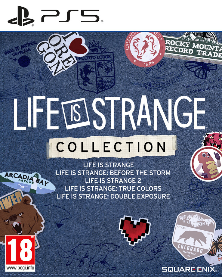 Image of the Life is Strange Collection box on PS5. (Image source: Square Enix) 