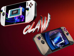 The Ryzen Z2 Extreme-equipped MSI Claw A8 has yet to be available outside China. Pictured: the two gaming handhelds. (Image source: MSI - edited)