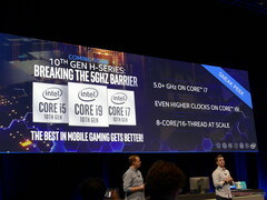 Intel dropped a few hints about the 10th gen H-series mobile CPUs. 