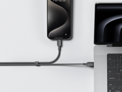 Users can charge their MacBook and their phone at the same time using the Anker140W 2-in-1 USB-C to USB-C cable. (Image source: Anker/Amazon)