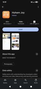 The Hohem Joy app
