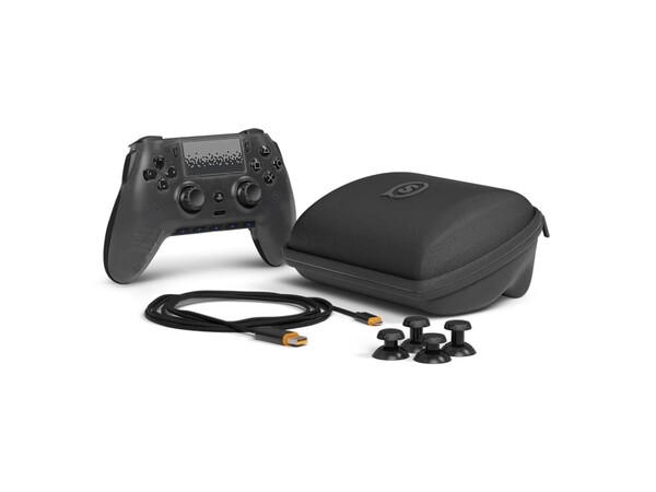 The Scuf Omega comes with additional accessories including a case.
