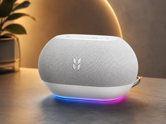 The Ugreen Smart Speaker has a pebble-shaped design
