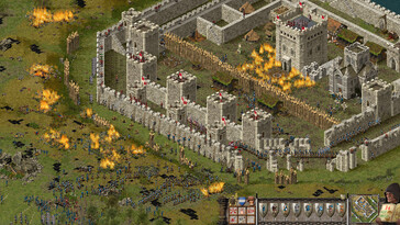 Pictured: A gameplay screenshot from Stronghold: Definitive Edition.