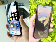The iPhone 14 Pro Max looks rather stylish with its curved display. (Image source: @lipilipsi)