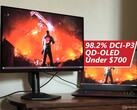 The Alienware AW2725DF is a great companion display for a small desk setup alongside a gaming monitor and is currently 23% off on Amazon. (Image source: Vaidyanathan Subramanium / Notebookcheck - edited)