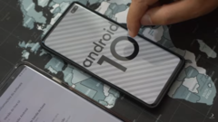 The alleged S10+ on Android 10. (Source: YouTube)