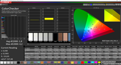 CalMAN - ColorChecker before calibration