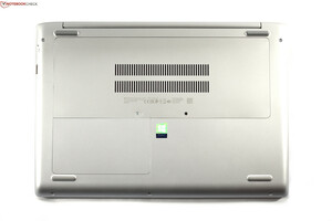 The ProBook 450 G5 has two maintenance flaps...