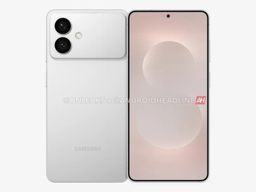 Unofficial render showing the rumored Galaxy S26 Edge. (Image source: OnLeaks via Android Headlines)